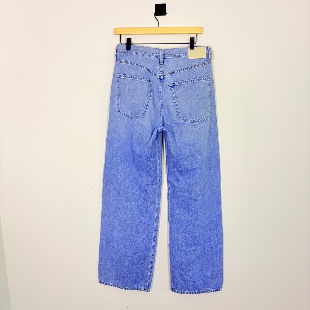 Citizens of Humanity Brynn Drawstring Trousers Wide Leg Jeans Blue Organic 25 - Picture 6 of 10